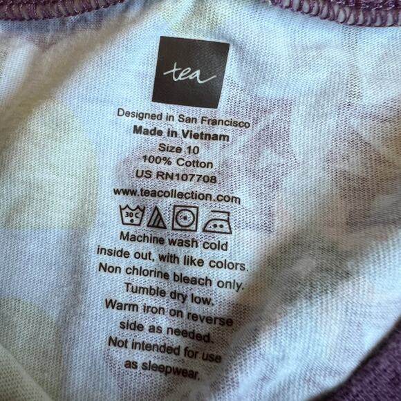 Tea Collection Campanillas Wrap Neck Dress - Picture 8 of 8